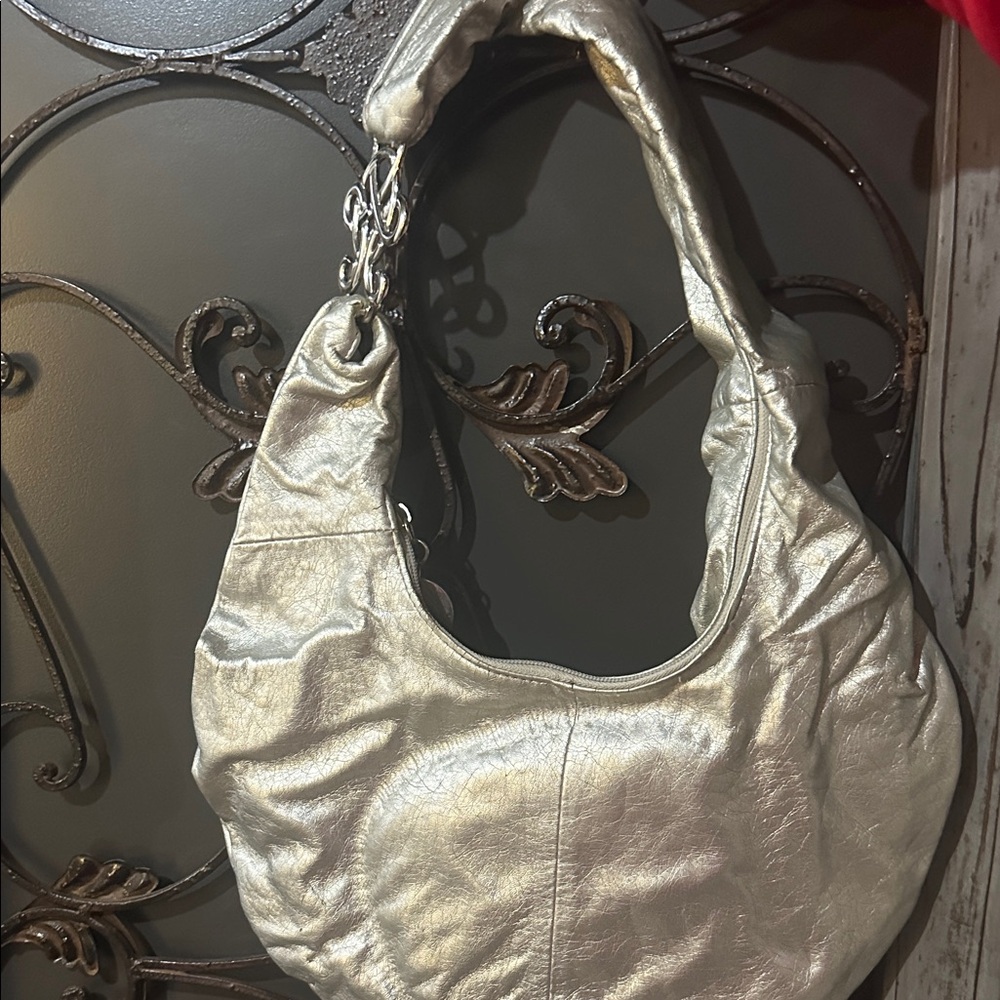 Elegant Silver Women's Bag